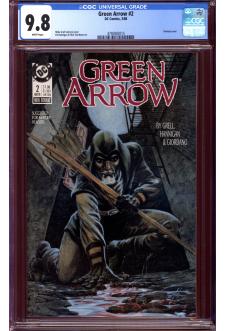 GREEN ARROW #2 CGC 9.8 WHITE PAGES front cover