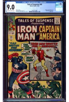 TALES OF SUSPENSE #60 CGC 9.0 OW/WH PAGES front cover