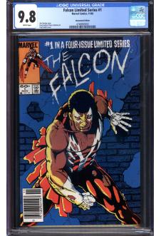 FALCON LIMITED SERIES #1 CGC 9.8 WHITE PAGES front cover