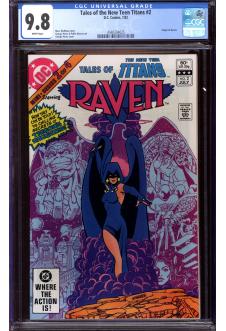 TALES OF THE NEW TEEN TITANS #2 CGC 9.8 WHITE PAGES front cover