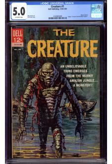 CREATURE #1 CGC 5.0 OW PAGES front cover
