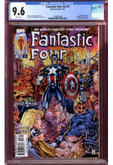 FANTASTIC FOUR #V2 #3 CGC 9.6 WHITE PAGES front cover