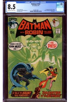 BATMAN #232 CGC 8.5 OW/WH PAGES front cover