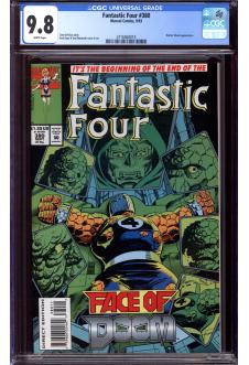 FANTASTIC FOUR #380 CGC 9.8 WHITE PAGES front cover