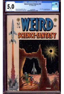 WEIRD SCIENCE-FANTASY #24 CGC 5.0 WHITE PAGES front cover