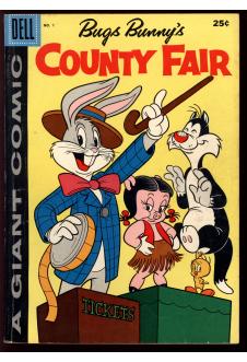 DELL GIANT COMICS: BUG'S BUNNY'S COUNTY FAIR #1 5.0 front cover