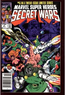 MARVEL SUPER HEROES SECRET WARS #6 7.5 front cover