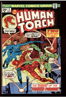 HUMAN TORCH #6 9.0 front cover