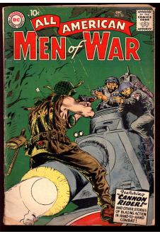 ALL AMERICAN MEN OF WAR #52 3.0 front cover