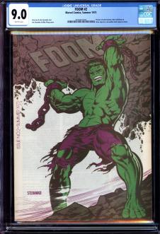 FOOM #2 CGC 9.0 WHITE PAGES front cover