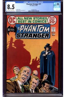 PHANTOM STRANGER #21 CGC 8.5 OW/WH PAGES front cover