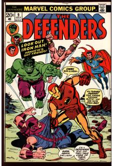 DEFENDERS #9 8.0 front cover
