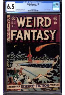 WEIRD FANTASY #12 CGC 6.5 OW/WH PAGES front cover