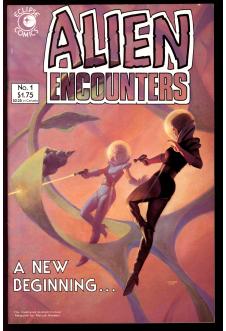 ALIEN ENCOUNTERS #1 8.5 front cover