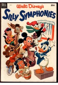 DELL GIANT COMICS: SILLY SYMPHONIES #3 4.5 front cover