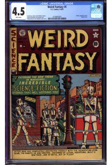 WEIRD FANTASY #6 CGC 4.5 WHITE PAGES front cover