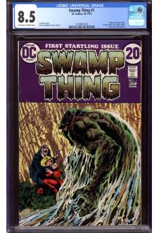 SWAMP THING #1 CGC 8.5 OW/WH PAGES front cover