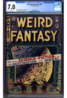 WEIRD FANTASY #15 (#3) CGC 7.0 WHITE PAGES front cover