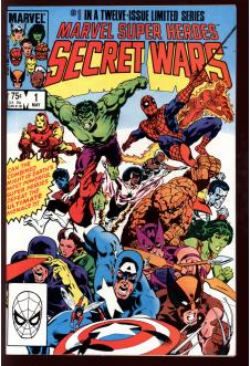 MARVEL SUPER HEROES SECRET WARS #1 9.0 front cover