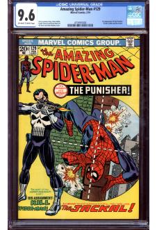 AMAZING SPIDER-MAN #129 CGC 9.6 OW/WH PAGES front cover