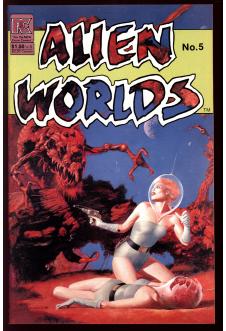 ALIEN WORLDS #5 8.0 front cover