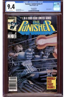 PUNISHER LIMITED SERIES #1 CGC 9.4 WHITE PAGES front cover