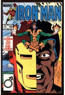 IRON MAN #195 9.6 front cover