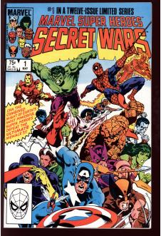 MARVEL SUPER HEROES SECRET WARS #1 8.0 front cover