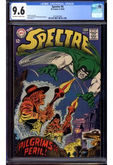 SPECTRE #6 CGC 9.6 OW/WH PAGES front cover