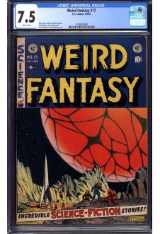 WEIRD FANTASY #13 CGC 7.5 WHITE PAGES front cover