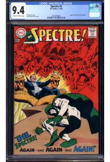 SPECTRE #2 CGC 9.4 OW/WH PAGES front cover