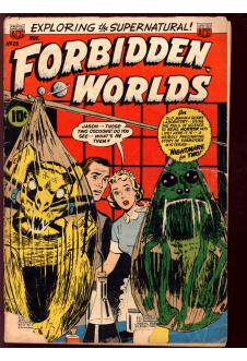 FORBIDDEN WORLDS #23 1.5 front cover