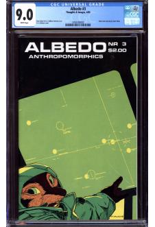 ALBEDO #3 CGC 9.0 WHITE PAGES front cover