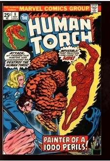HUMAN TORCH #8 7.5 front cover