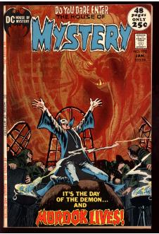 HOUSE OF MYSTERY #198 7.5 front cover