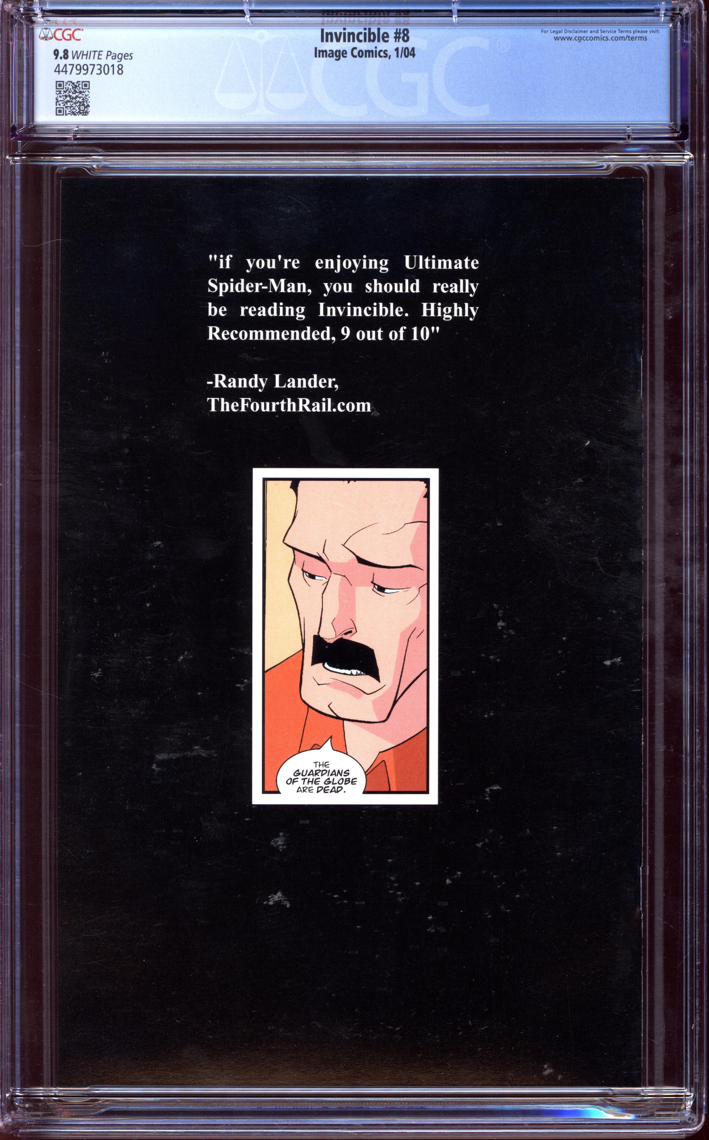 INVINCIBLE Back Cover