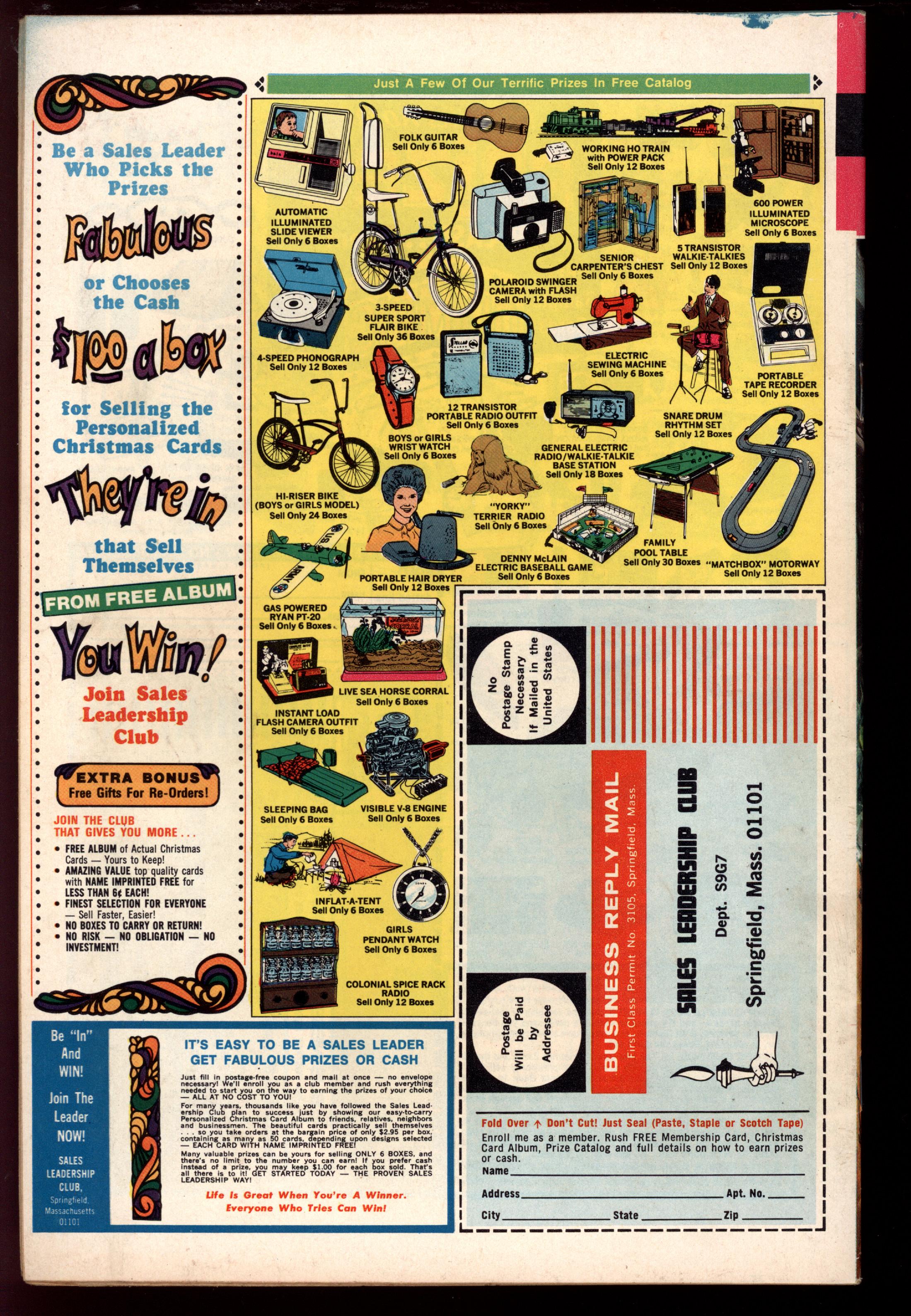 TARZAN Back Cover