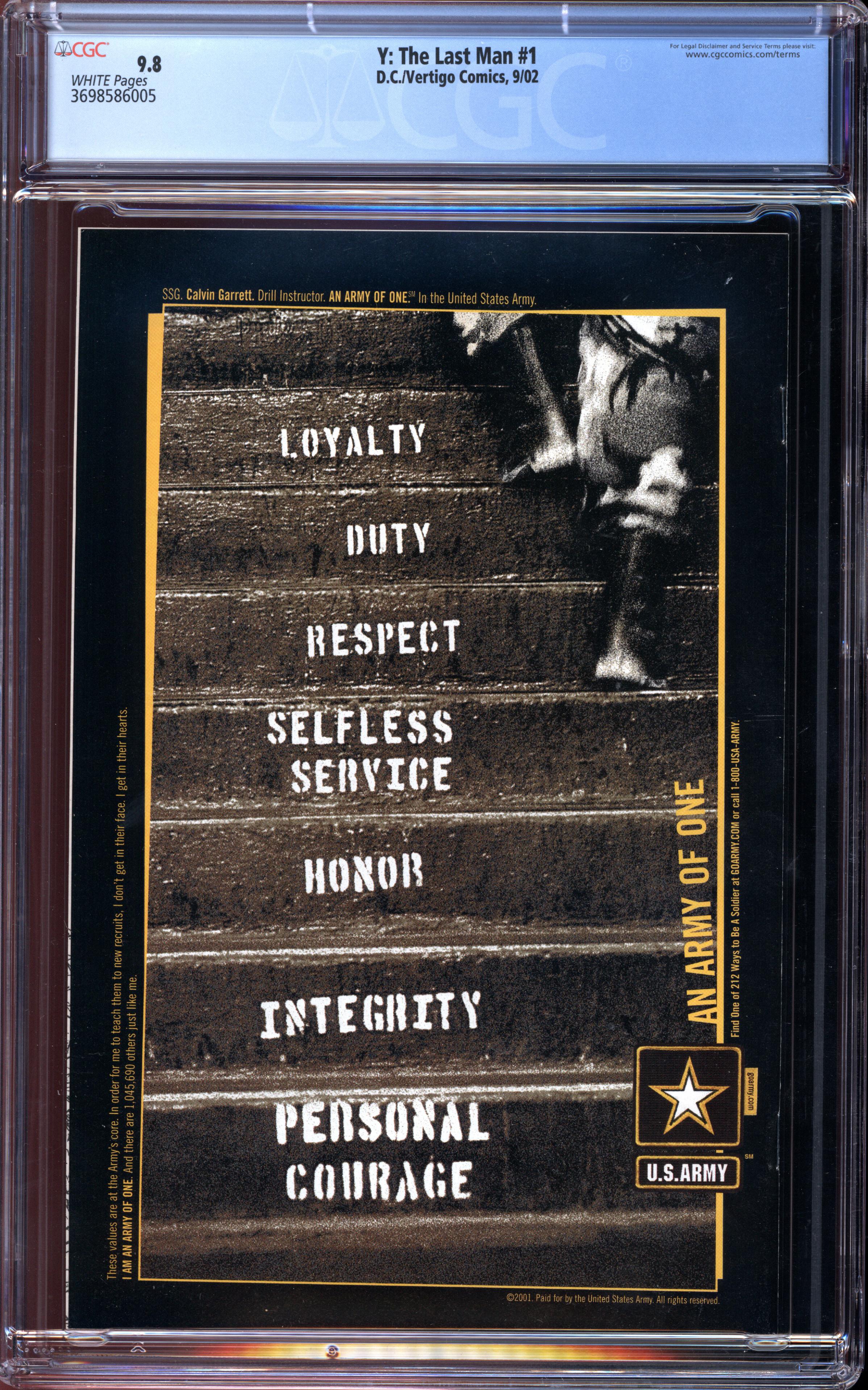 Y: THE LAST MAN Back Cover