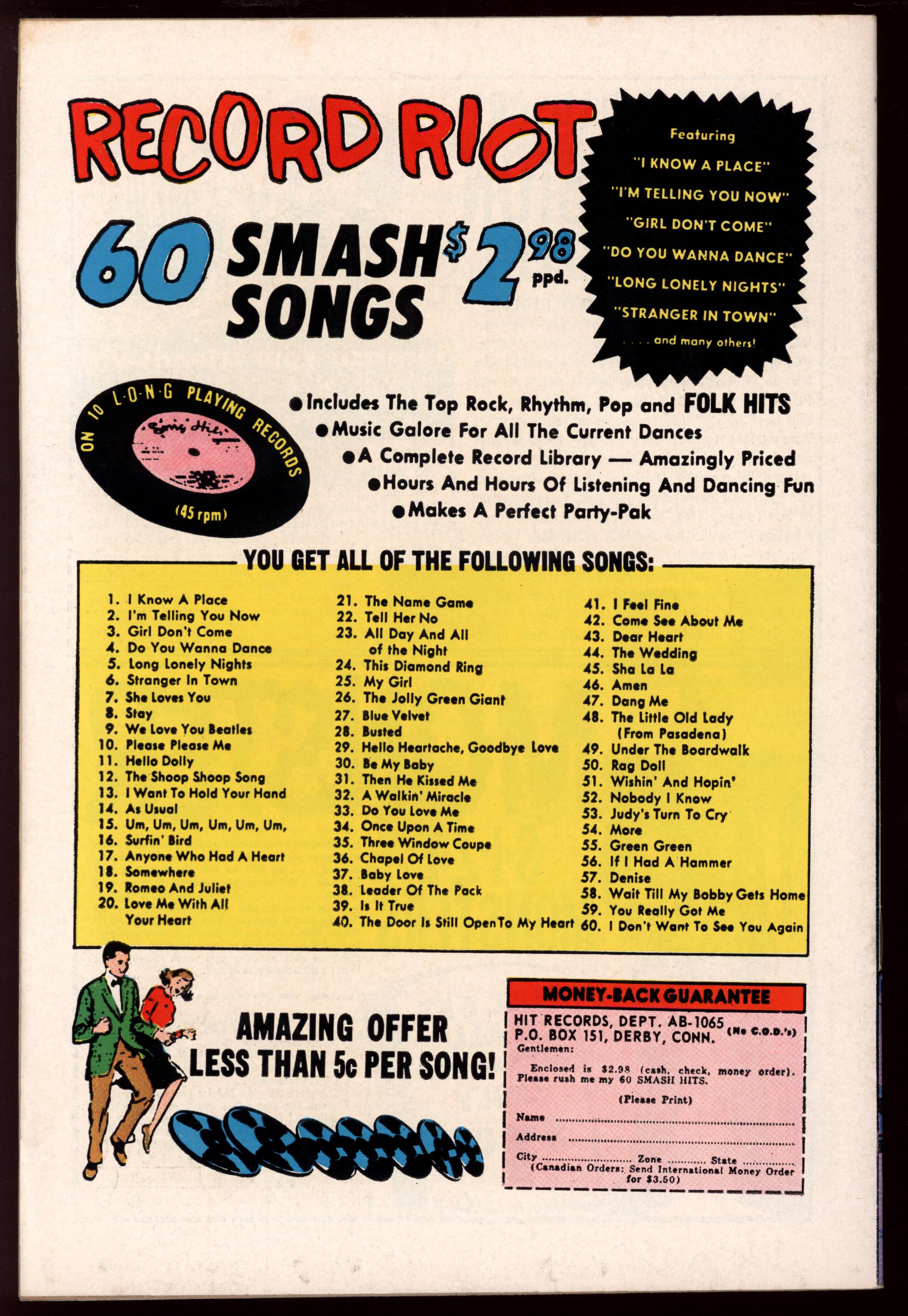 ADVENTURES INTO THE UNKNOWN Back Cover
