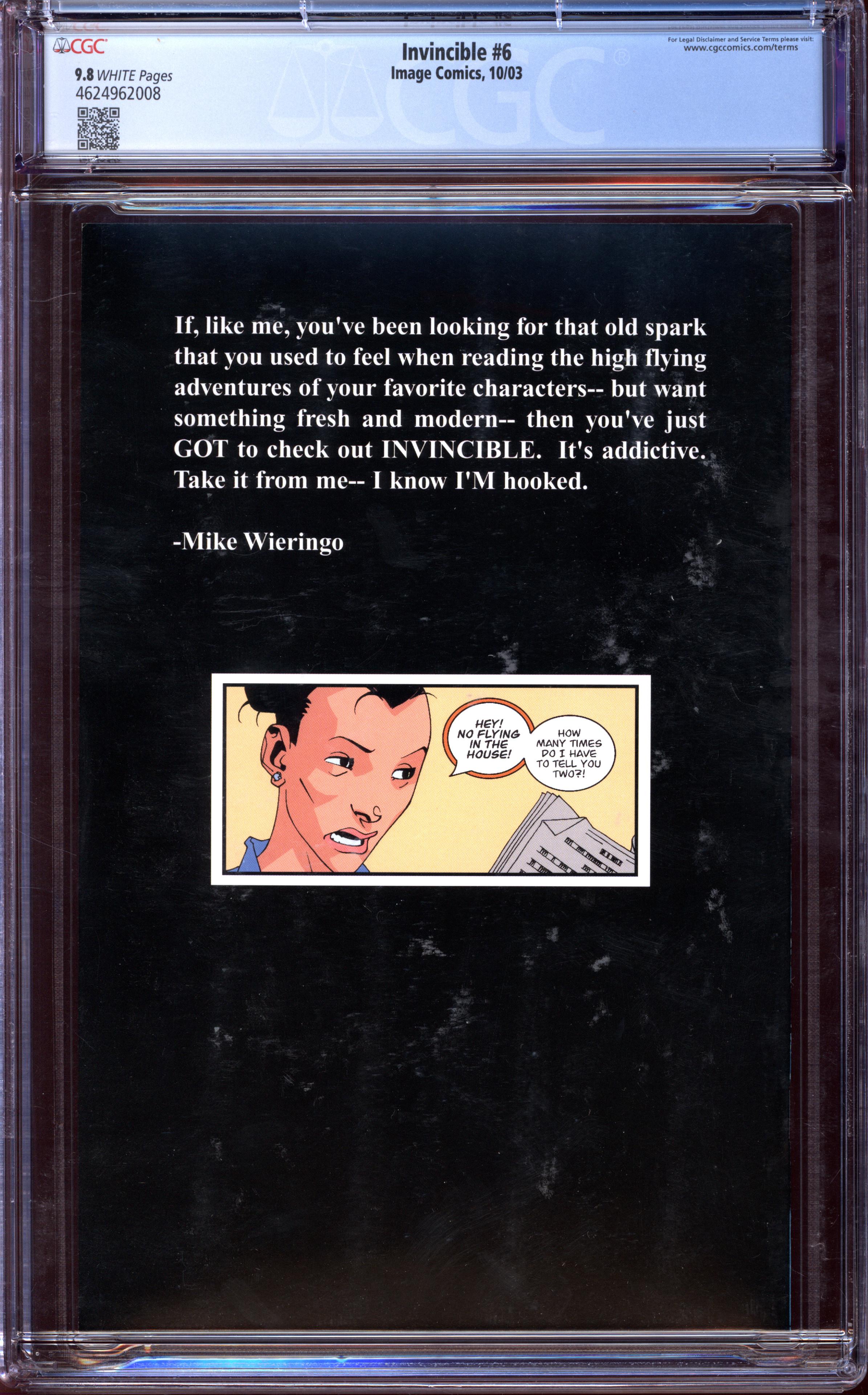 INVINCIBLE Back Cover