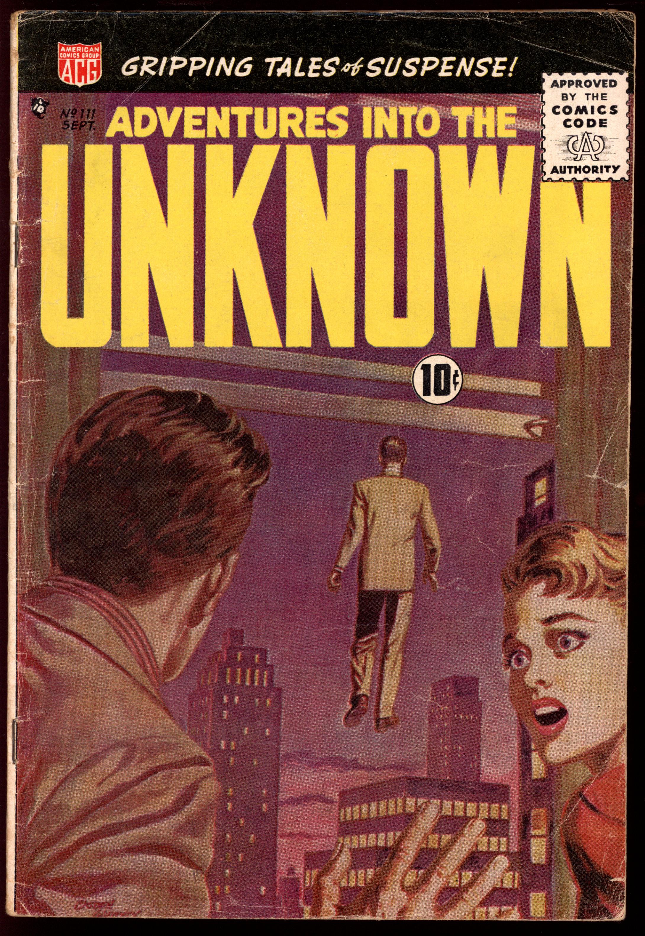 ADVENTURES INTO THE UNKNOWN Front Cover