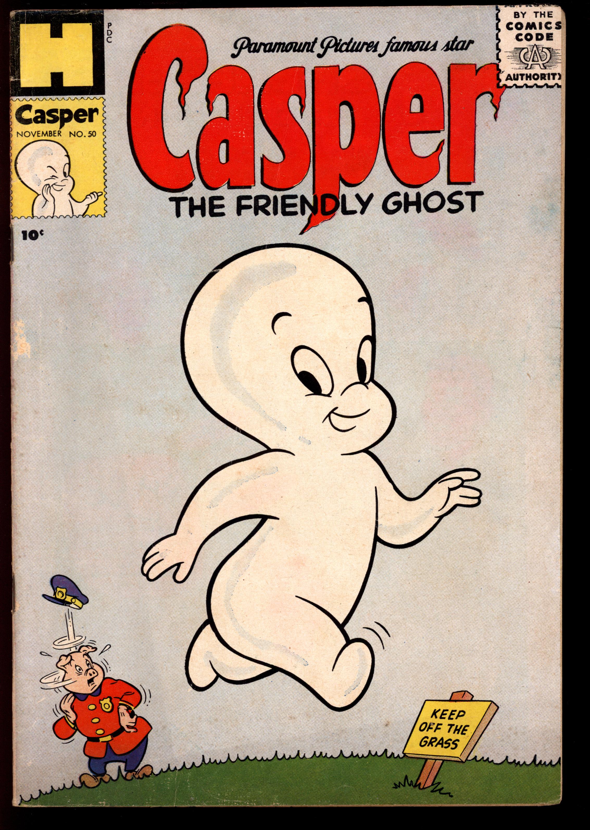 CASPER THE FRIENDLY GHOST Front Cover