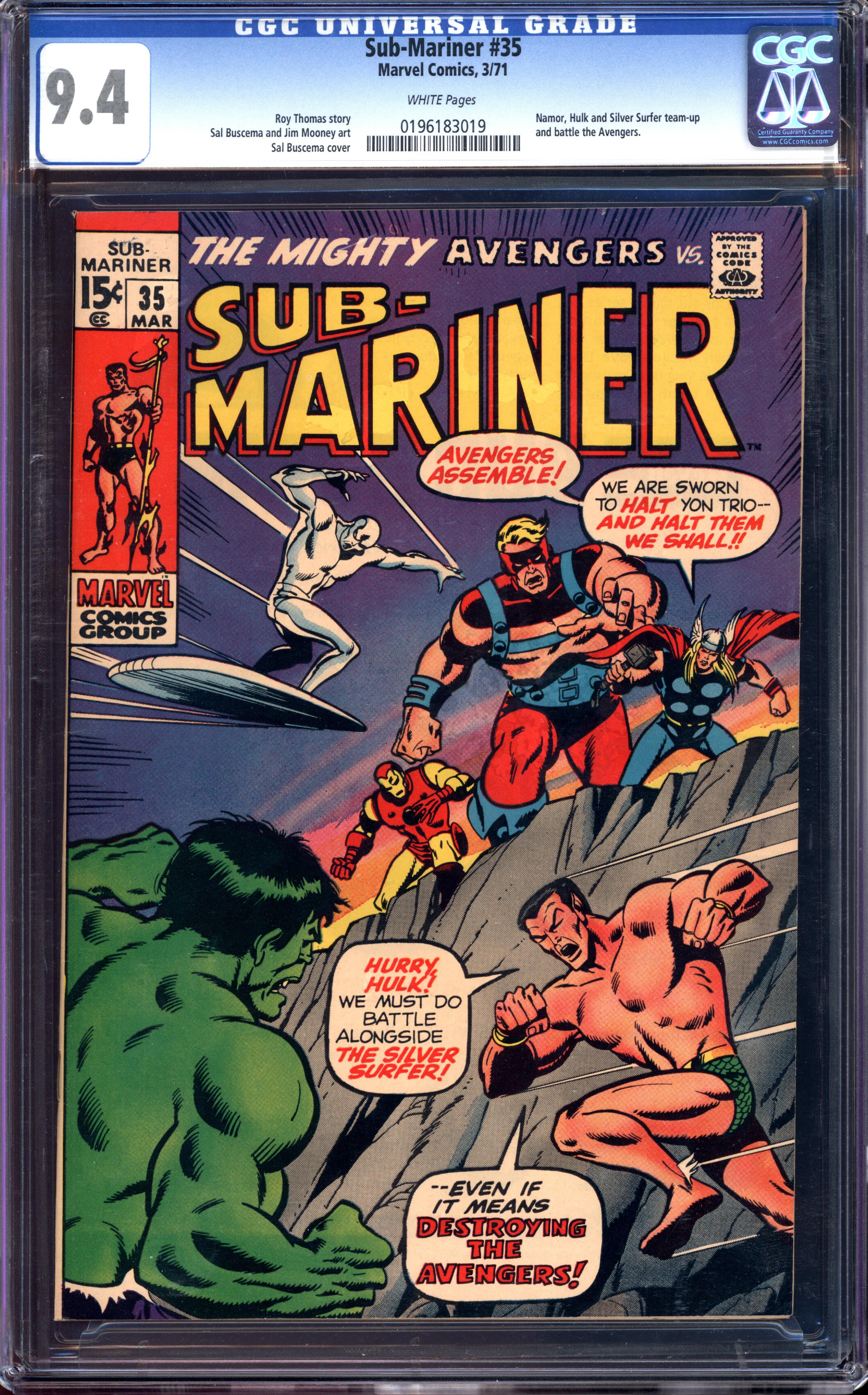 SUB-MARINER Front Cover