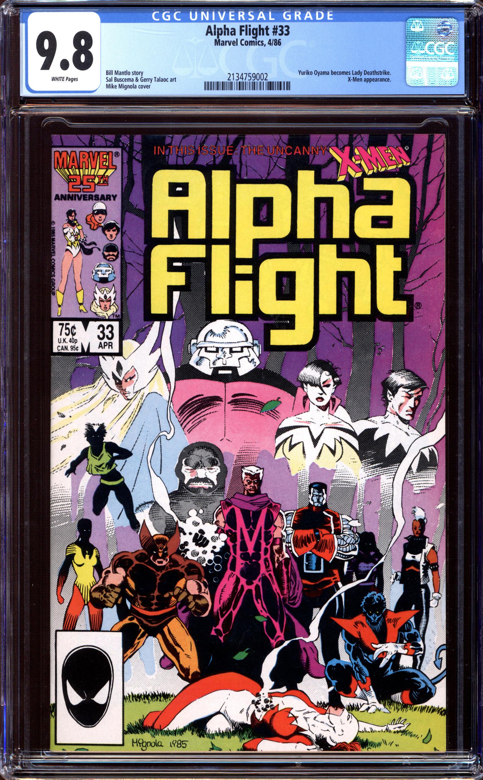 ALPHA FLIGHT Front Cover