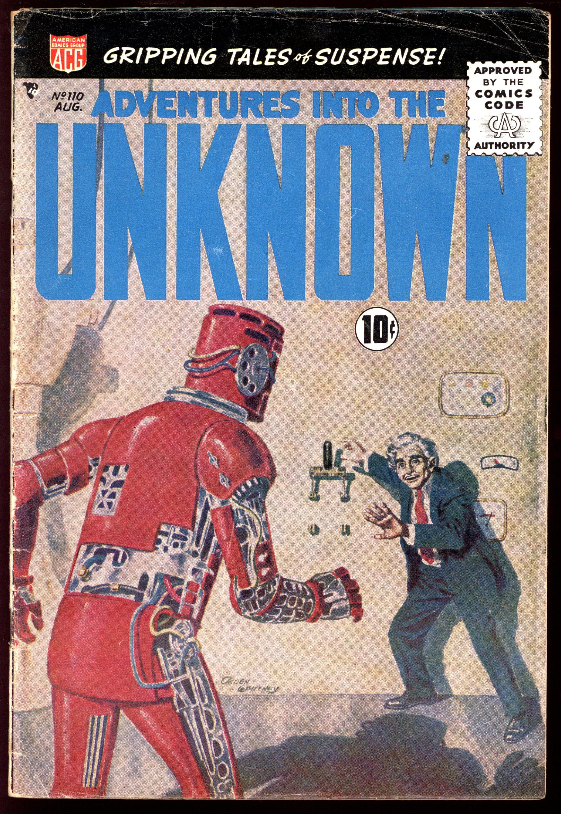 ADVENTURES INTO THE UNKNOWN Front Cover