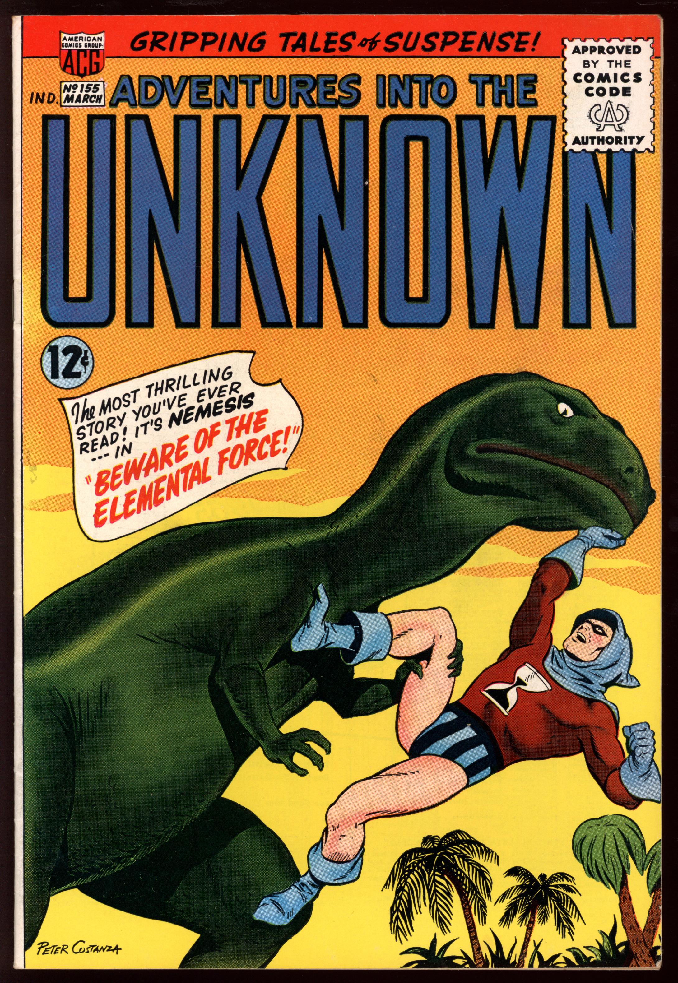 ADVENTURES INTO THE UNKNOWN Front Cover