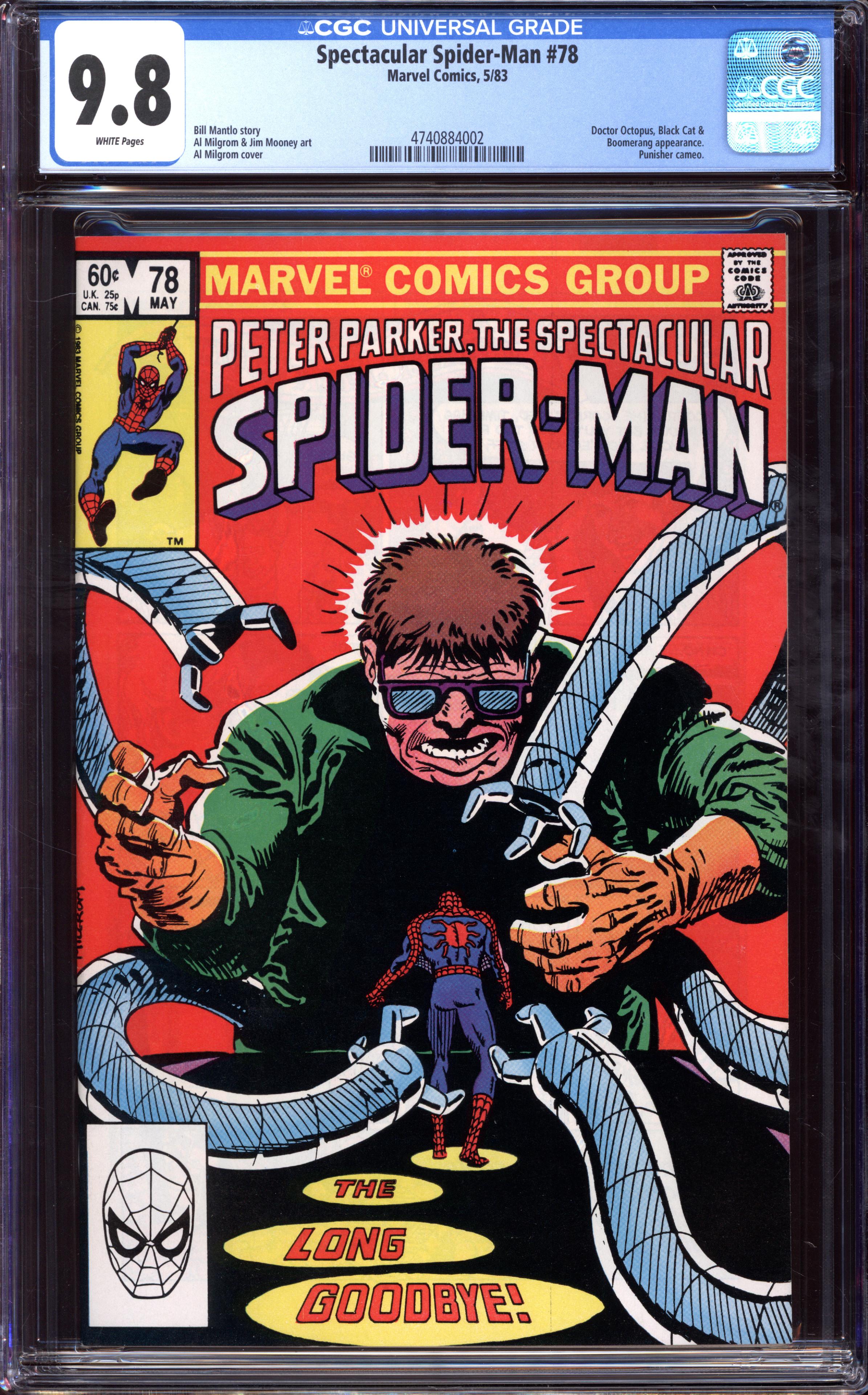 SPECTACULAR SPIDER-MAN Front Cover