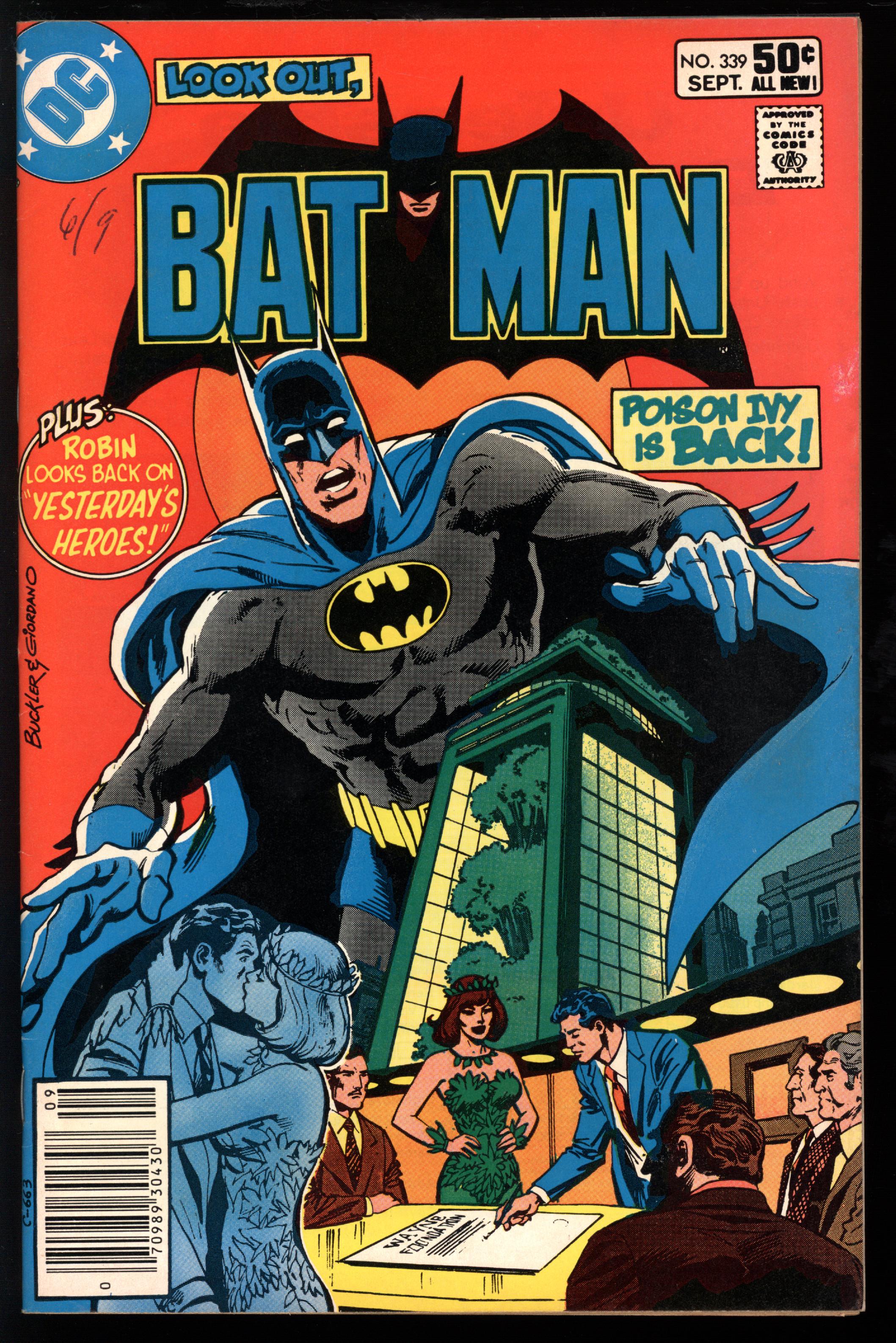 BATMAN Front Cover