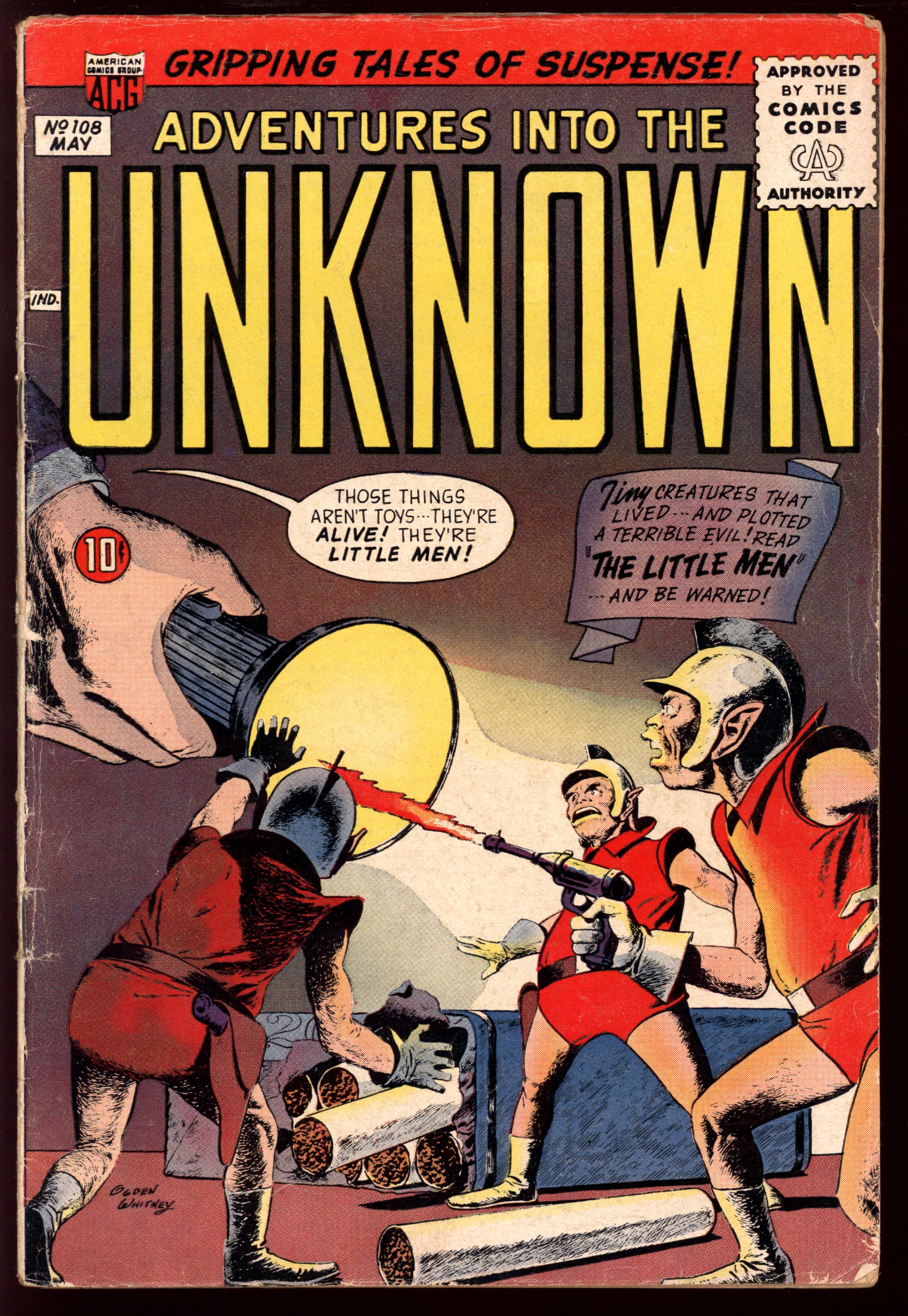 ADVENTURES INTO THE UNKNOWN Front Cover