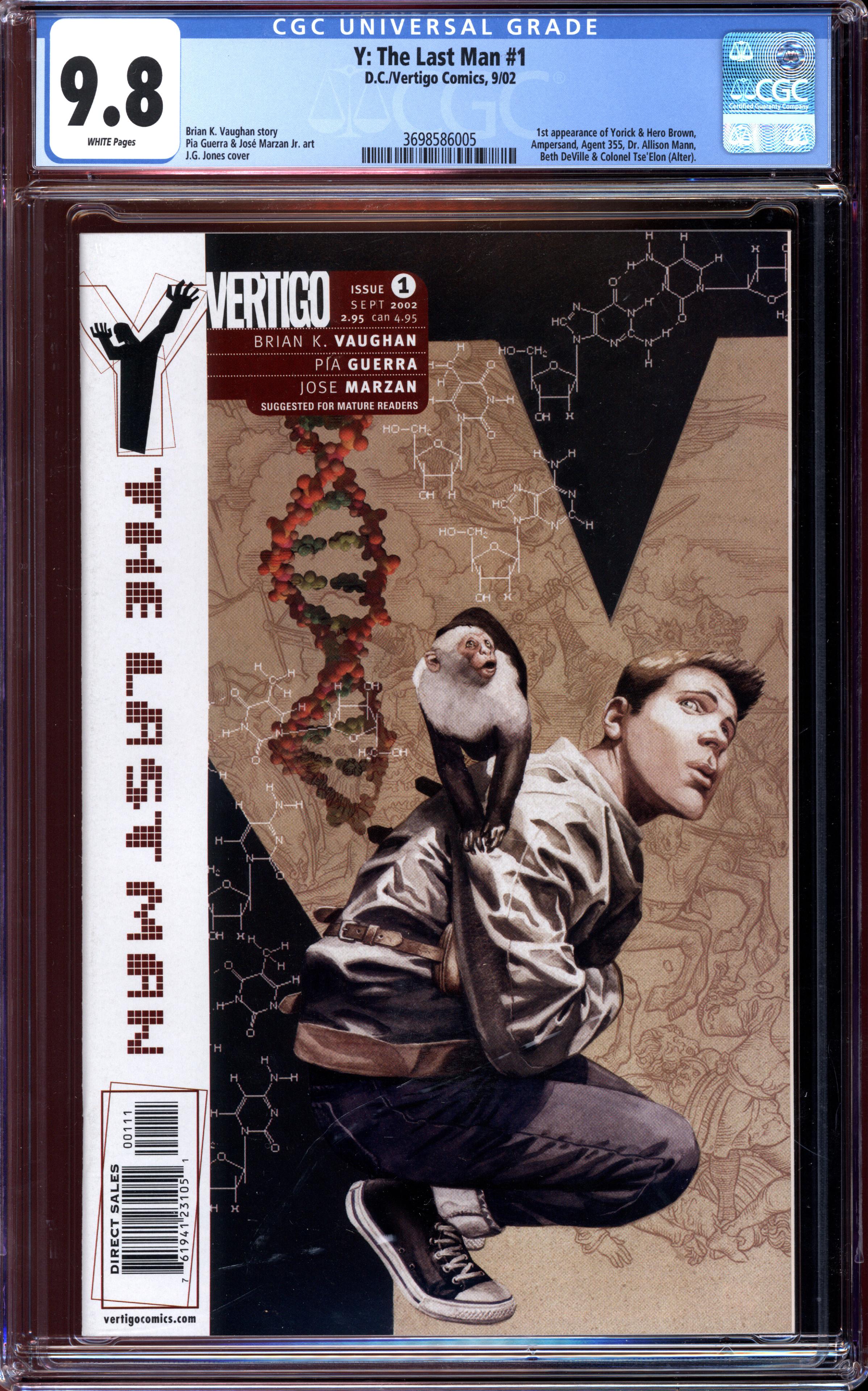 Y: THE LAST MAN Front Cover
